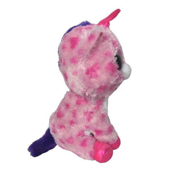 Ty Beanie Boos Sugar Pie Pink Unicorn Plush Stuffed Animal 2016 10.5" - Picture 2 of 6